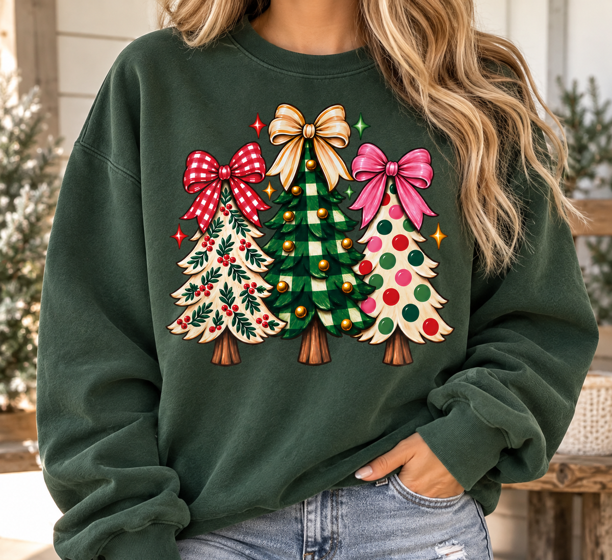 Christmas Trees Sweatshirt