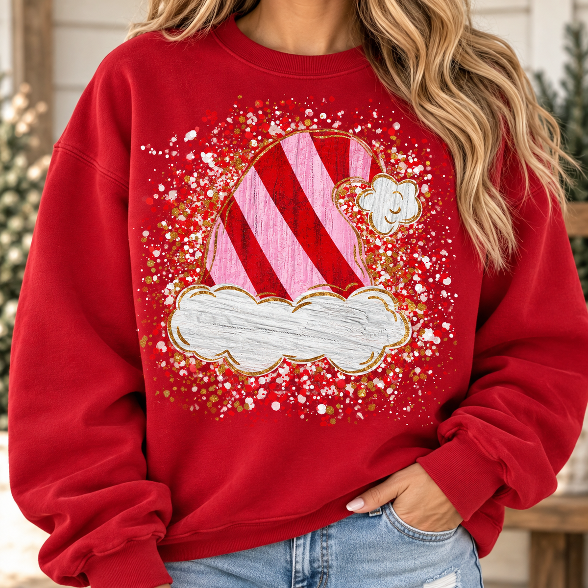 Santa Hat Sweatshirt