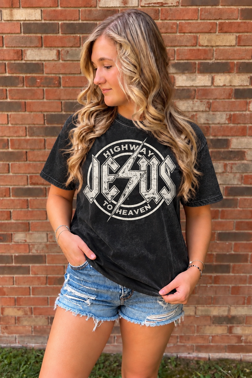 Jesus Highway to Heaven Graphic Tee