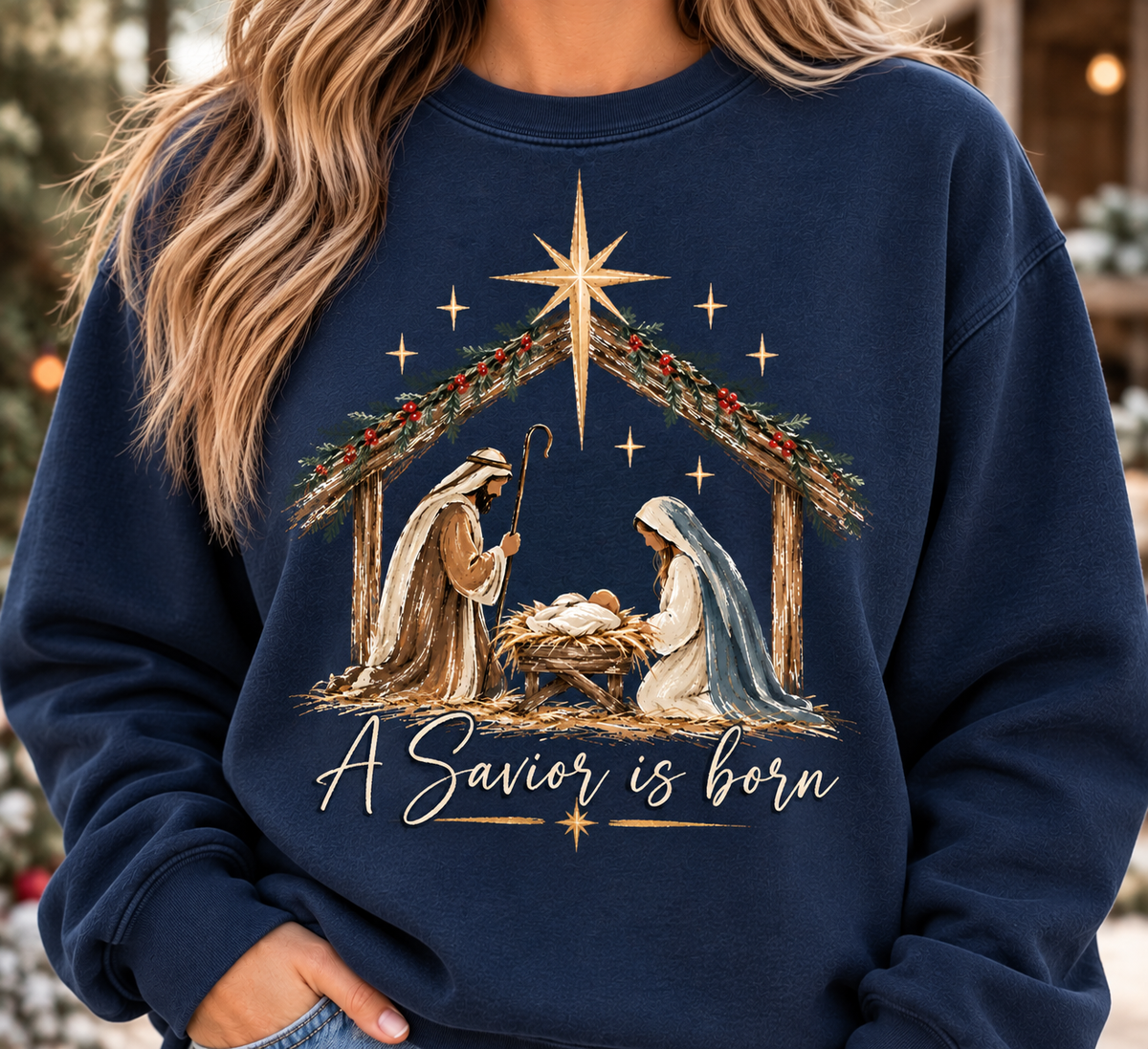 A Savior is born Sweatshirt