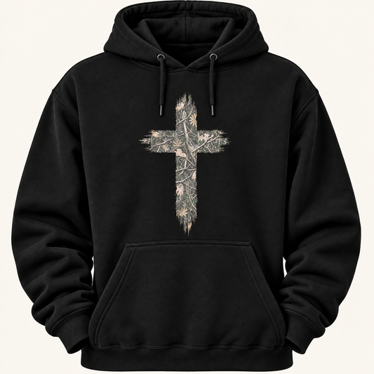 Camo Cross Hoodie