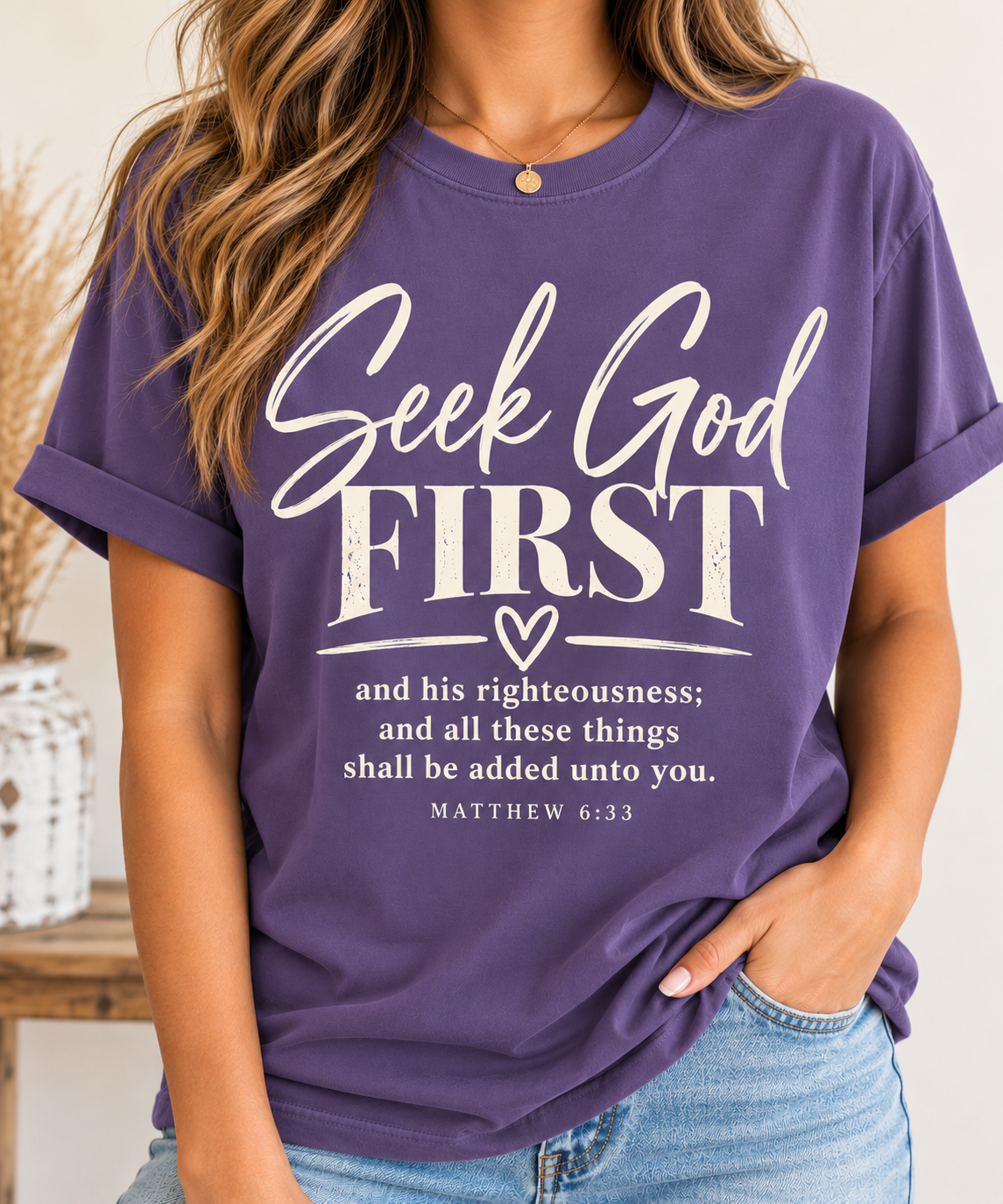 Seek God First Graphic Tee