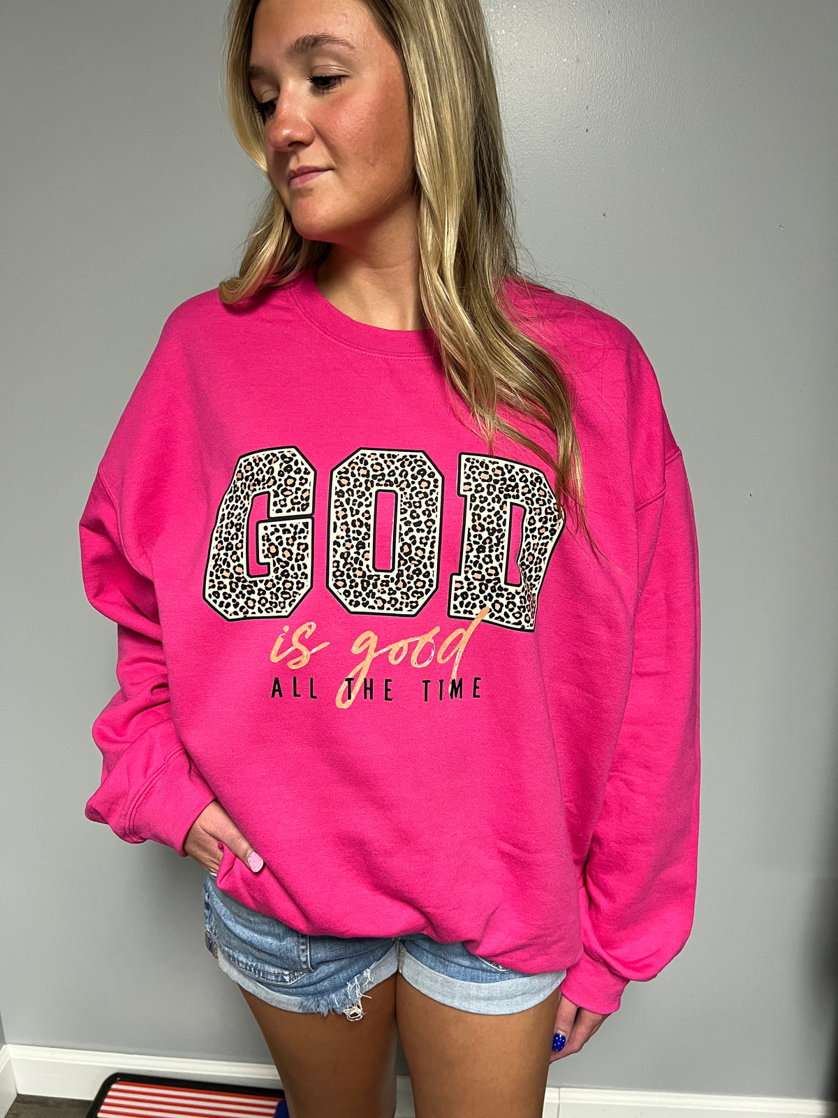 God is Good Crew Neck Sweatshirt
